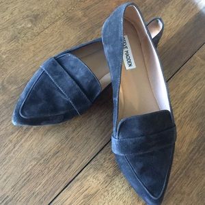 steve madden jainna suede penny loafer